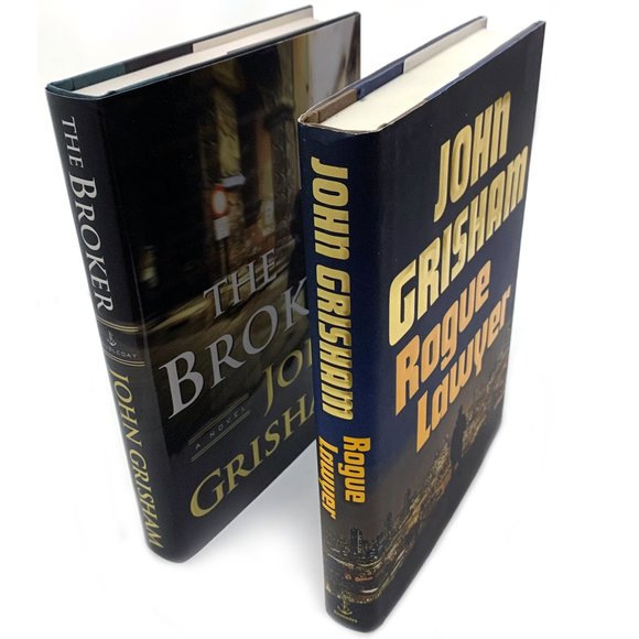 JOHN GRISHAM Hardcover Novel Set: The Broker & Rogue Lawyer - NEW - Picture 6 of 7